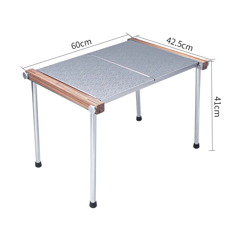 QC ESFT01 IGT Table  Hiking Lightweight Outdoor Folding Stainless Steel Table Camping Picnic Tables