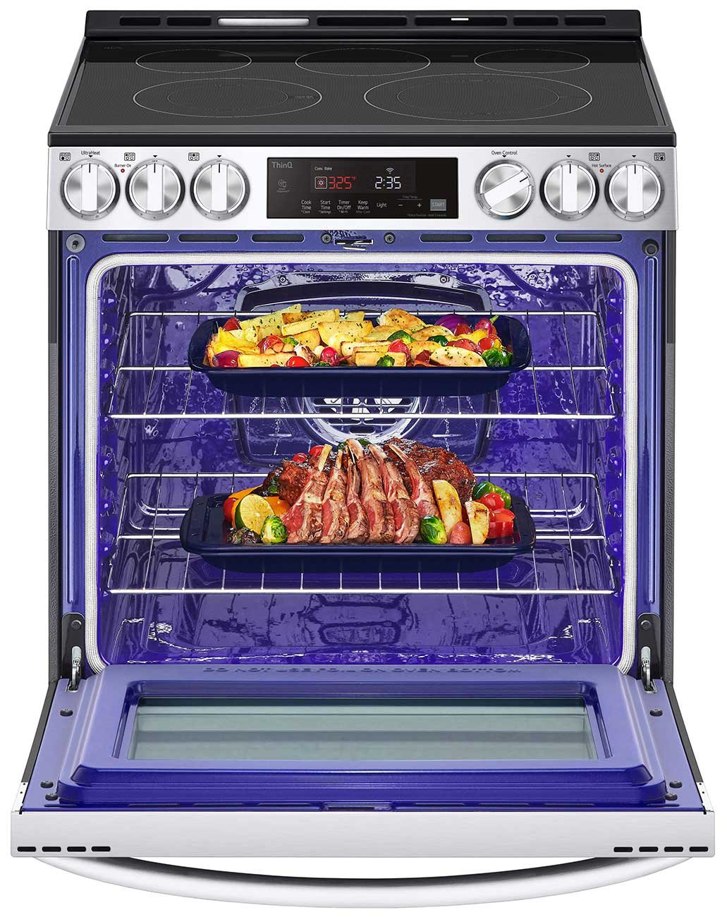 LG 6.3 Cu. Ft. PrintProof Stainless Steel Smart Wi-Fi Enabled Slide-In Electric Range