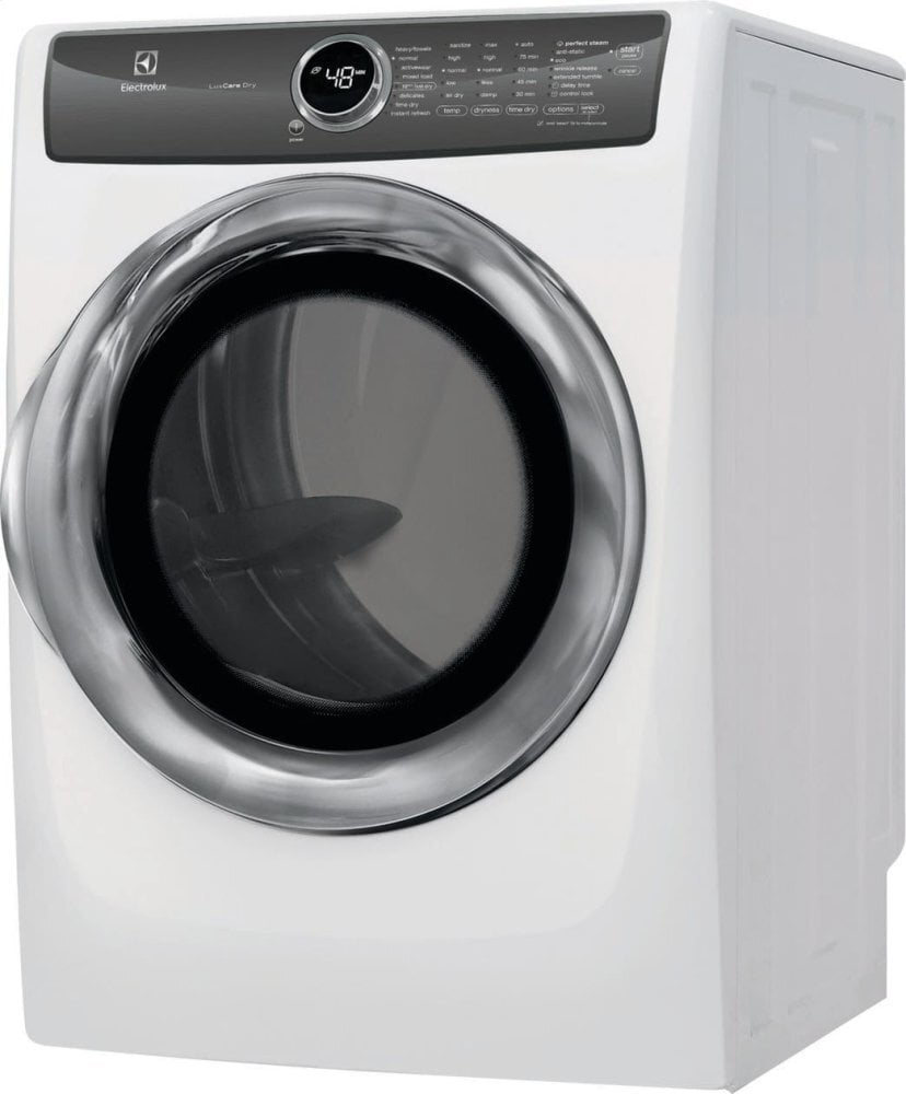 Electrolux EFME527UIW Front Load Perfect Steam™ Electric Dryer With Luxcare® Dry And Instant Refresh - 8.0 Cu. Ft.