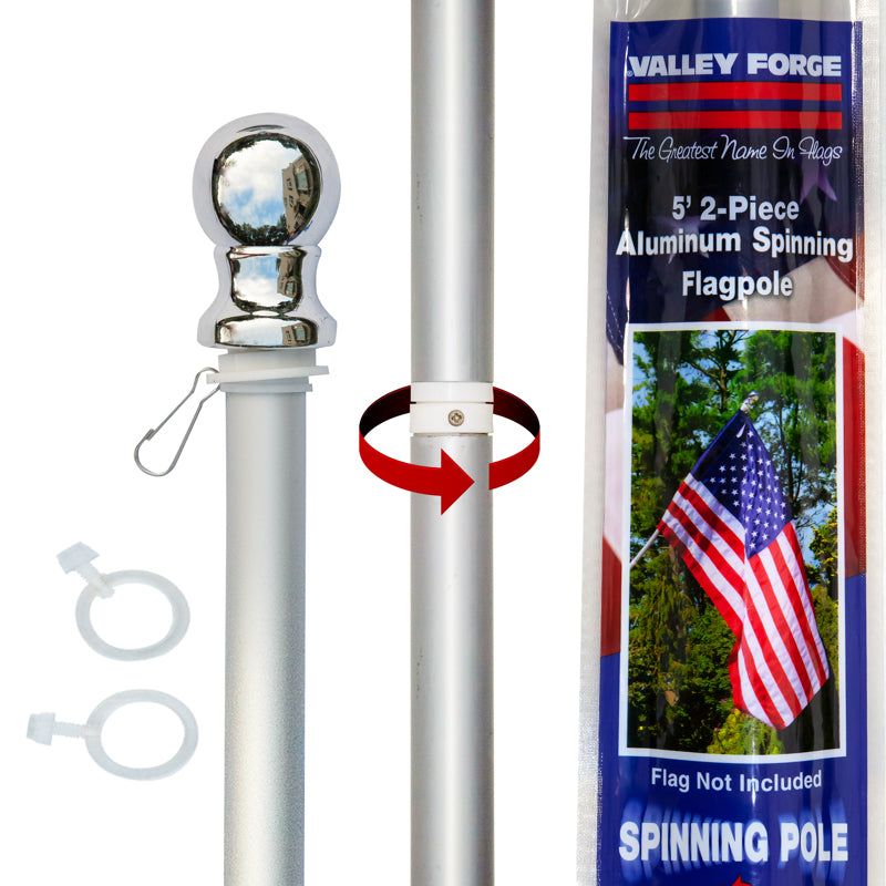 FLAG POLE ALUM 2PC 5'