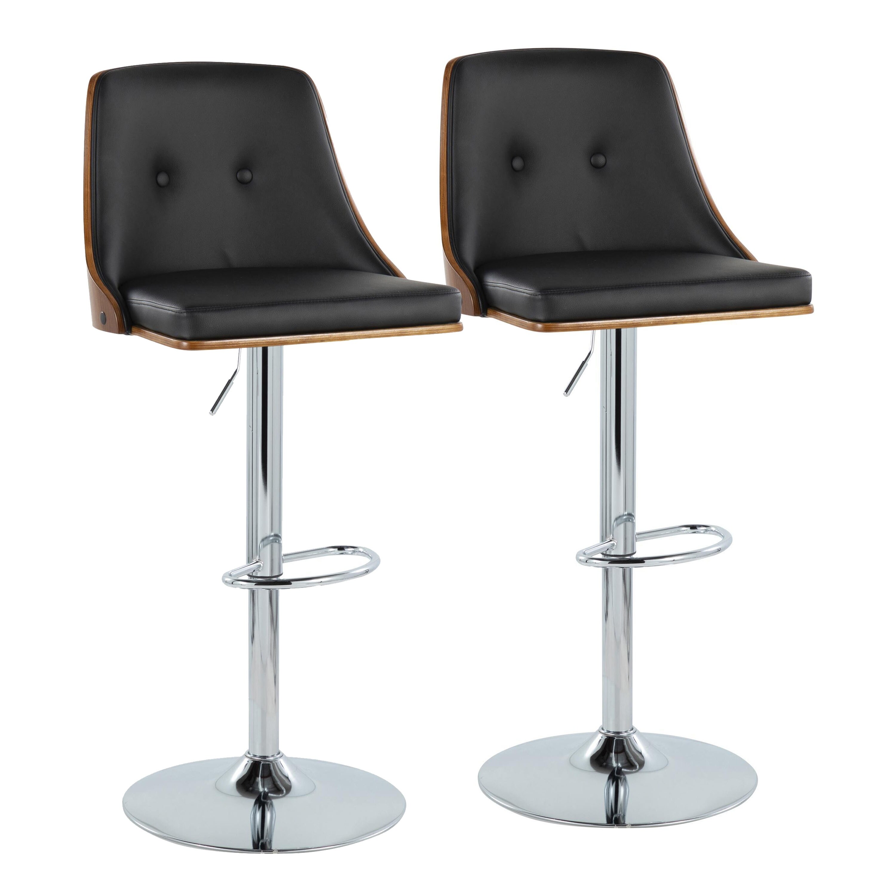 Carson Carrington Oscar Adjustable Bar Stool (Set of 2)