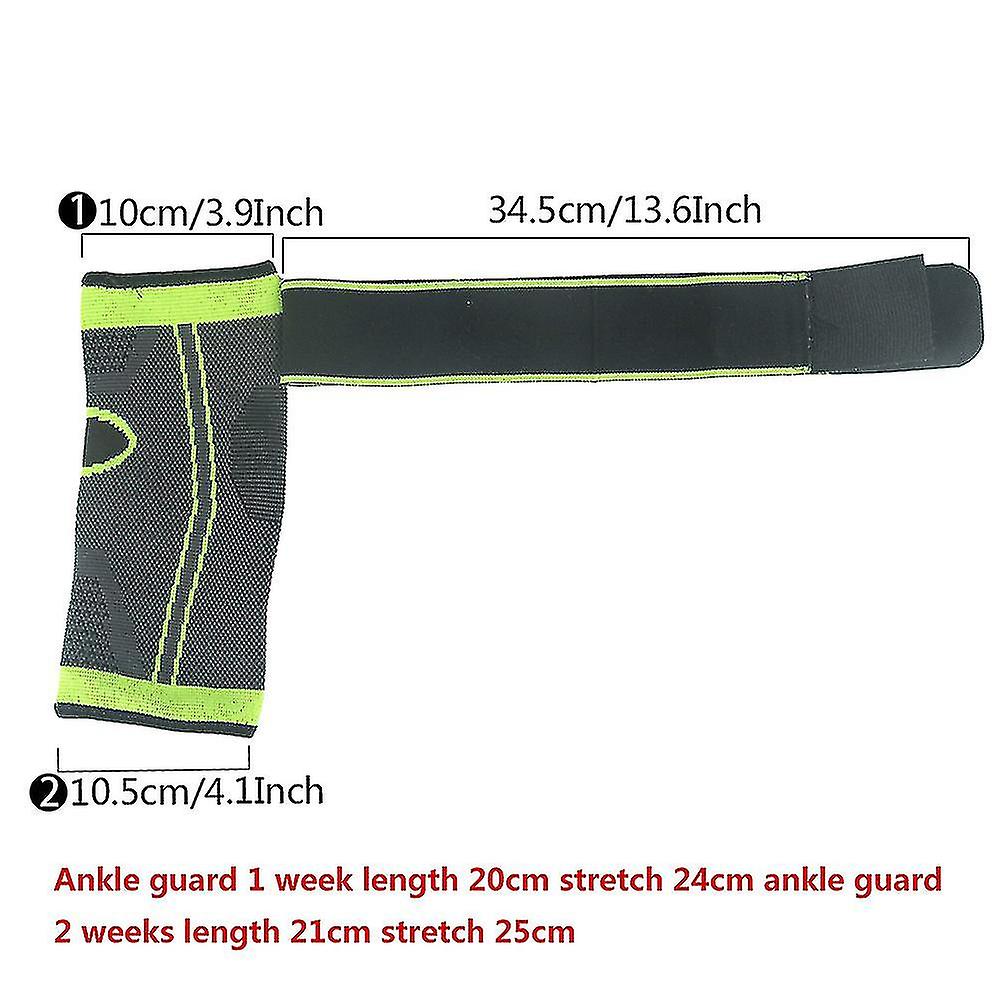 1pc 3d Pressurized Bandage Ankle Support Wrist Sports Gym Badminton Ankle Brace Protector Foot Strap Sleeves Belt Elastic