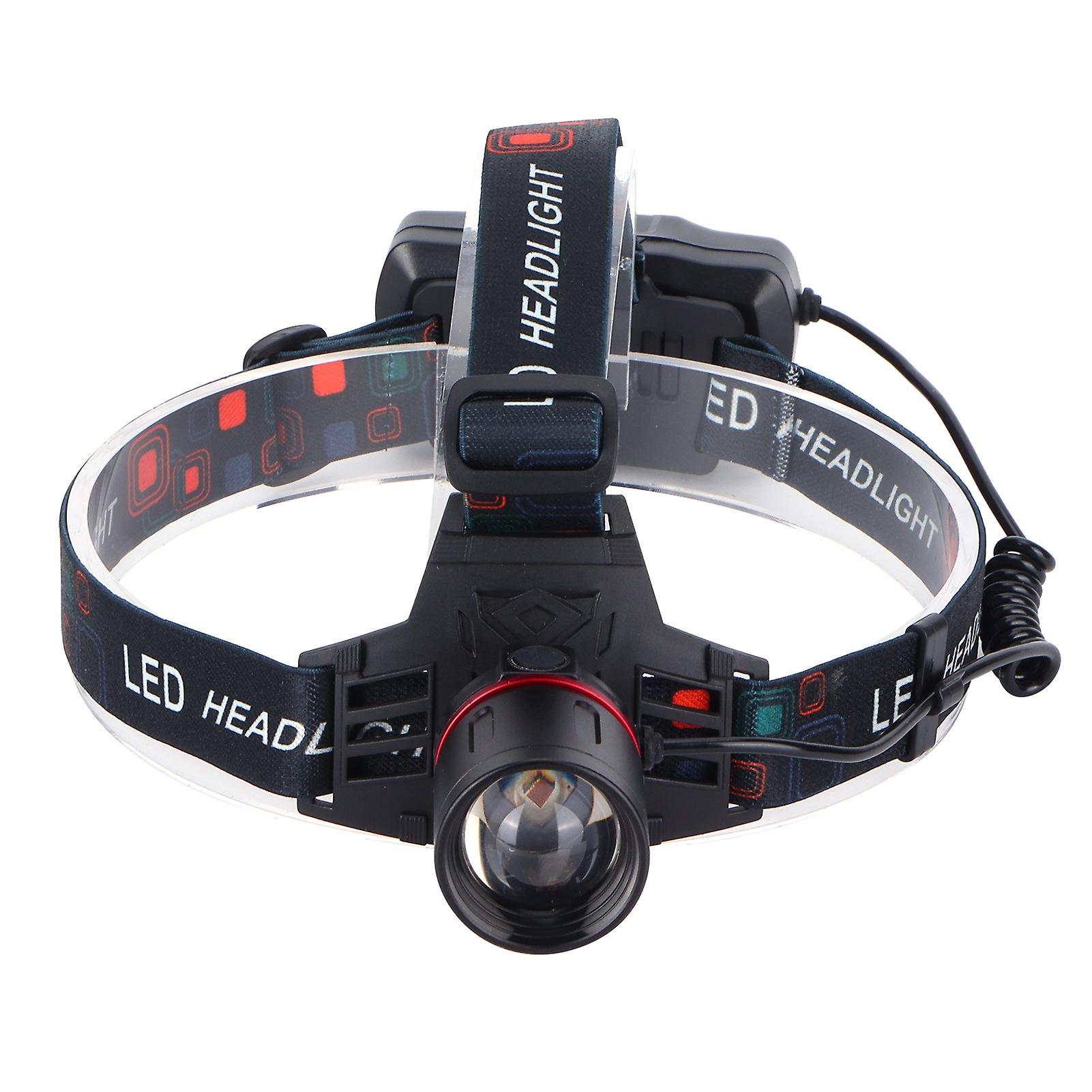 LED Red Light Headlamp Portable USB Adjustable Headlight for Hunting Beekeeping Detecting