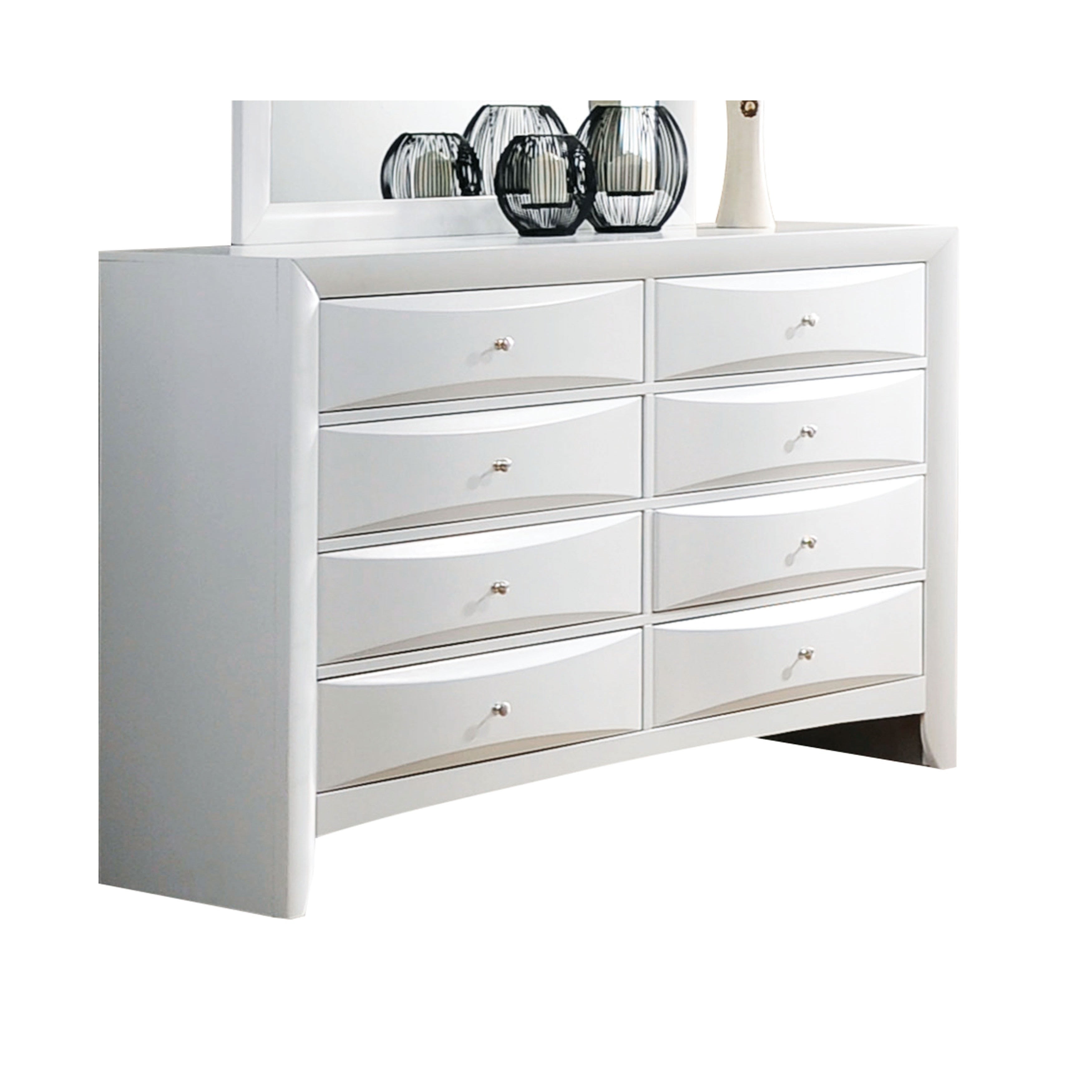 Acme Furniture Ireland White Dresser with Eight Drawers