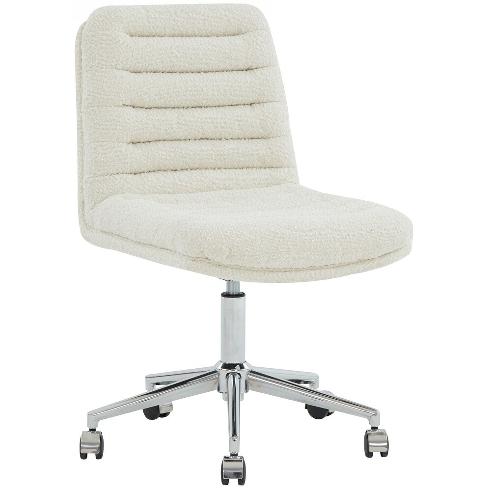 SAFAVIEH Couture Decolin Swivel Desk Chair   21 IN W x 26 IN D x 34 IN H