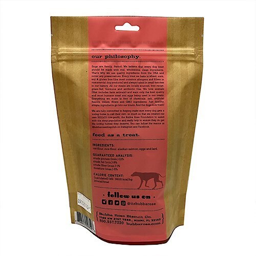 Bubba Rose Biscuit Co. Alaskan for More Dog Treats， 6.5-oz bag