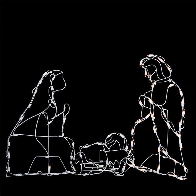 Holy Family Nativity Scene Lighted Outdoor Christmas Decor