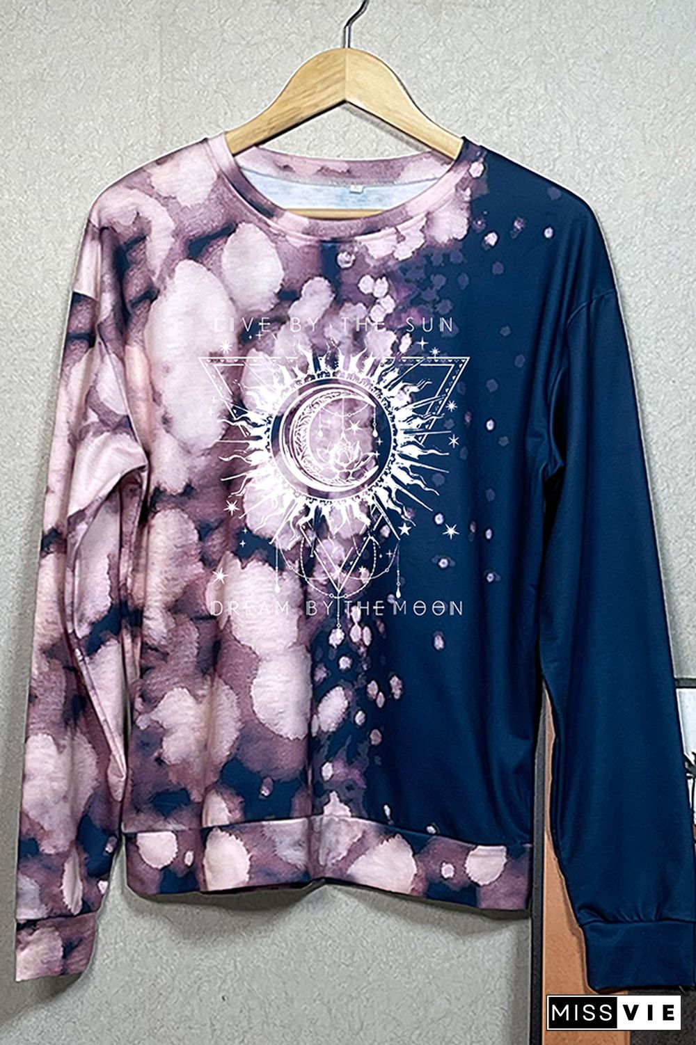 Live By The Sun Dream By The Moon Sweatshirt Women Wholesale