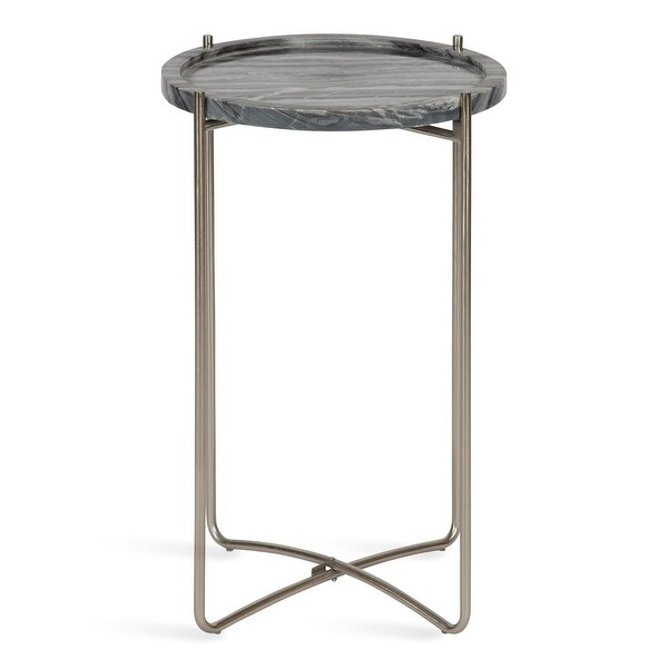 Kate and Laurel Vale Round Side Table