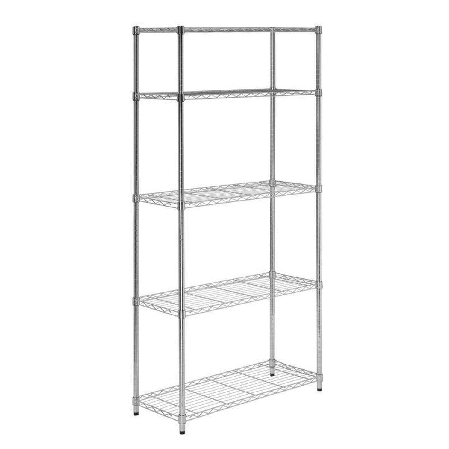 Honey-Can-Do 72 in. H X 36 in. W X 14 in. D Steel Shelving Unit