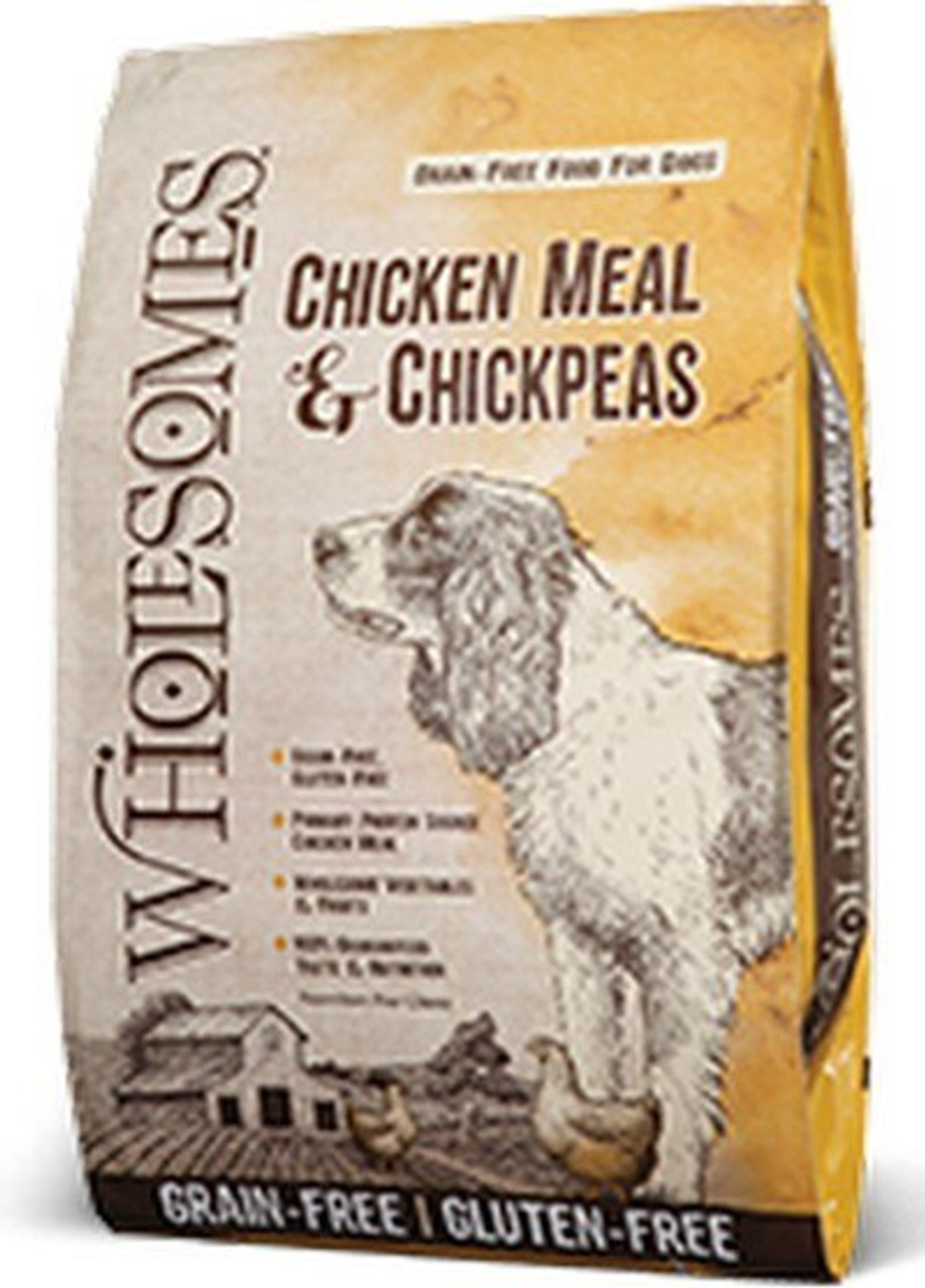 SportMix Wholesome Grain Free Chicken Meal and Chickpea Dog Food.