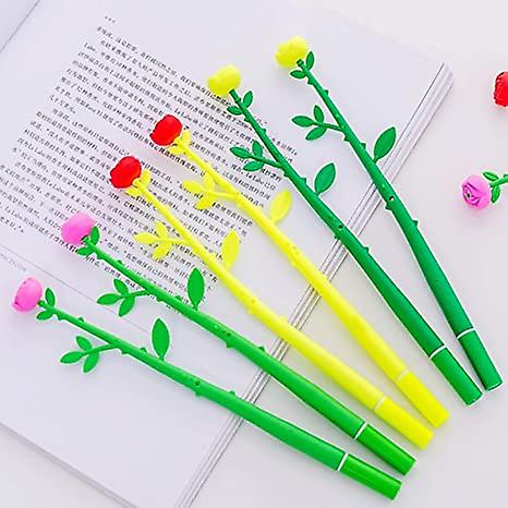 School Company Writing Gel Pen， Creative Classic Cute Gel Pen To Write Smoothly Creative Flower Gel Ink Pen Cute Stationery School Office Supplies Kid