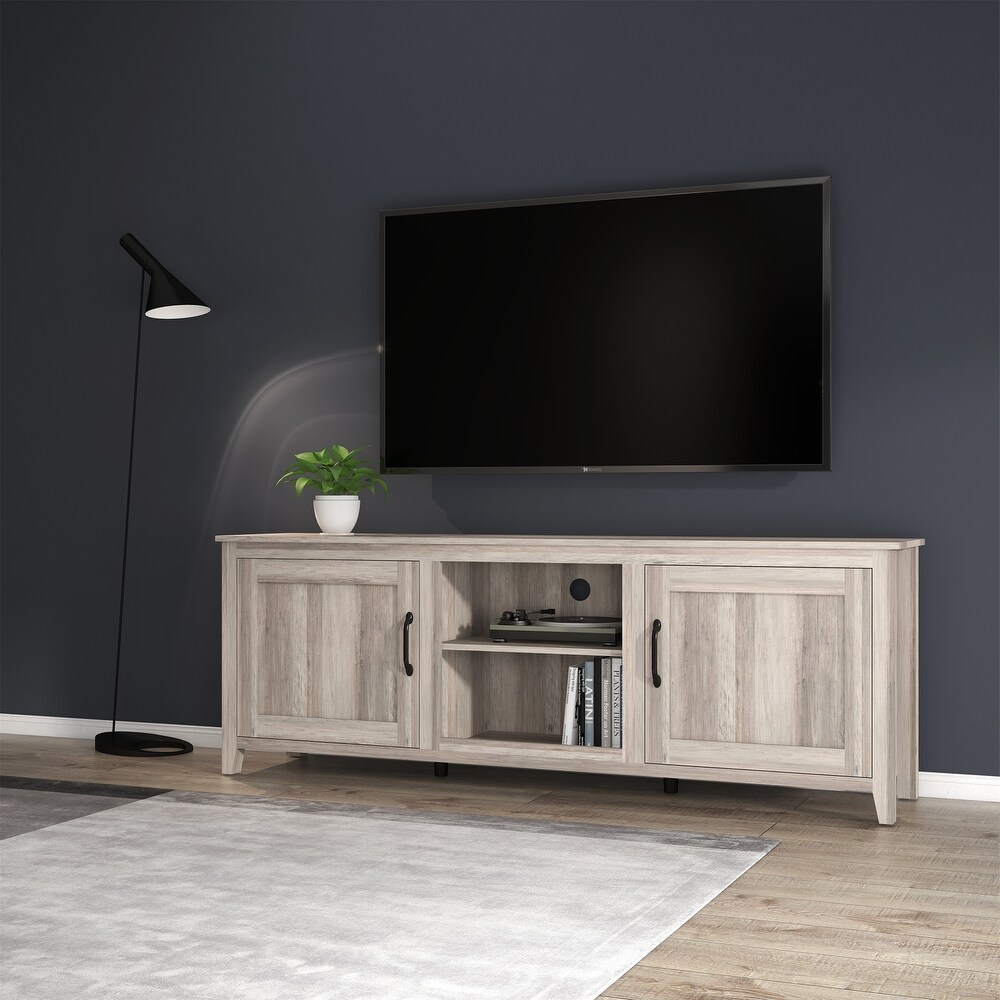 2 Doors Storage Media Console TV Stand up to 60 inches