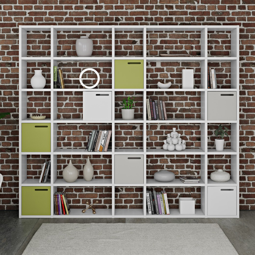 Tema Pombal Composition 2011 055 Modular Wall Systems   Contemporary   Bookcases   by Ella Modern  Houzz