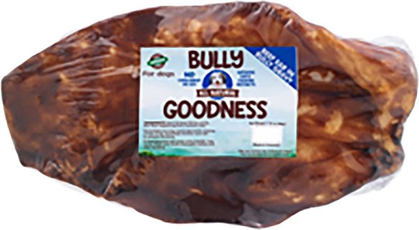 Lennox Bully Goodness Beef Ear Bully Gravy Dog Treats， 1.76-oz bag