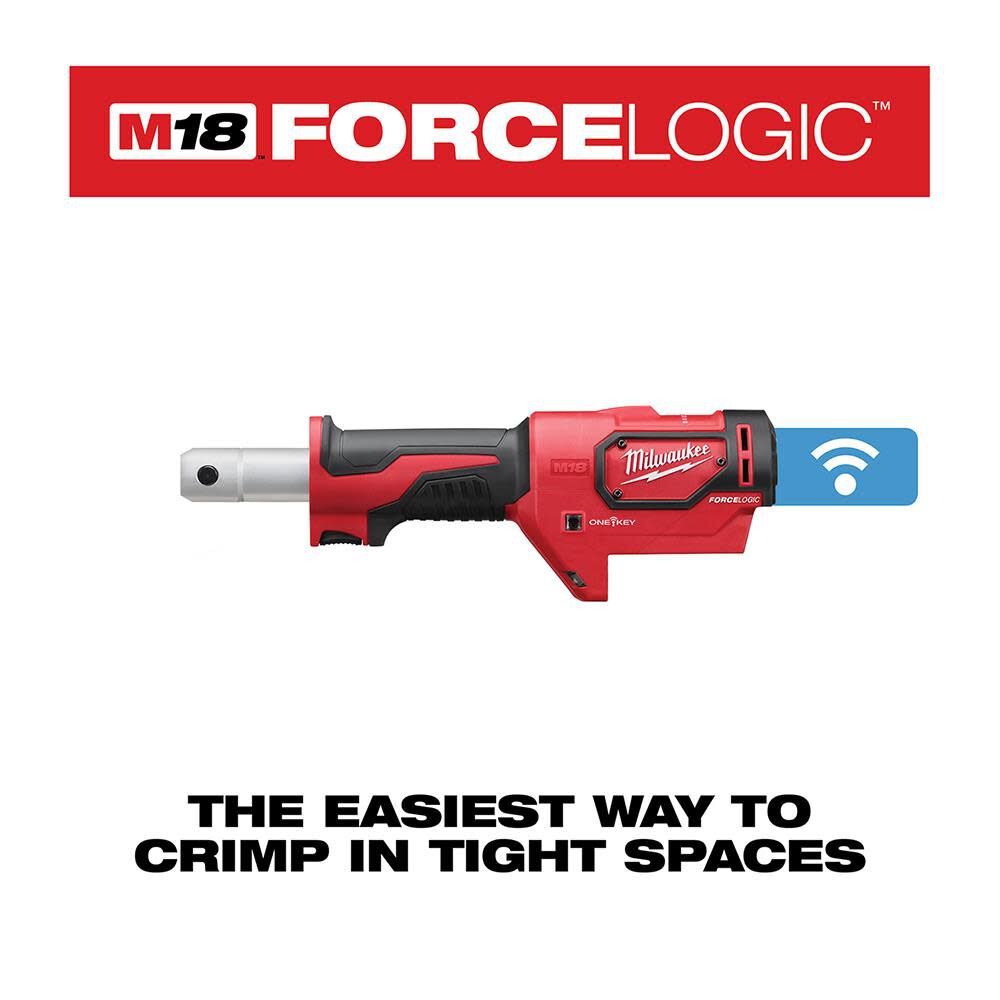 Milwaukee M18FORCE LOGIC 6T Utility Crimper 2678-20 from Milwaukee