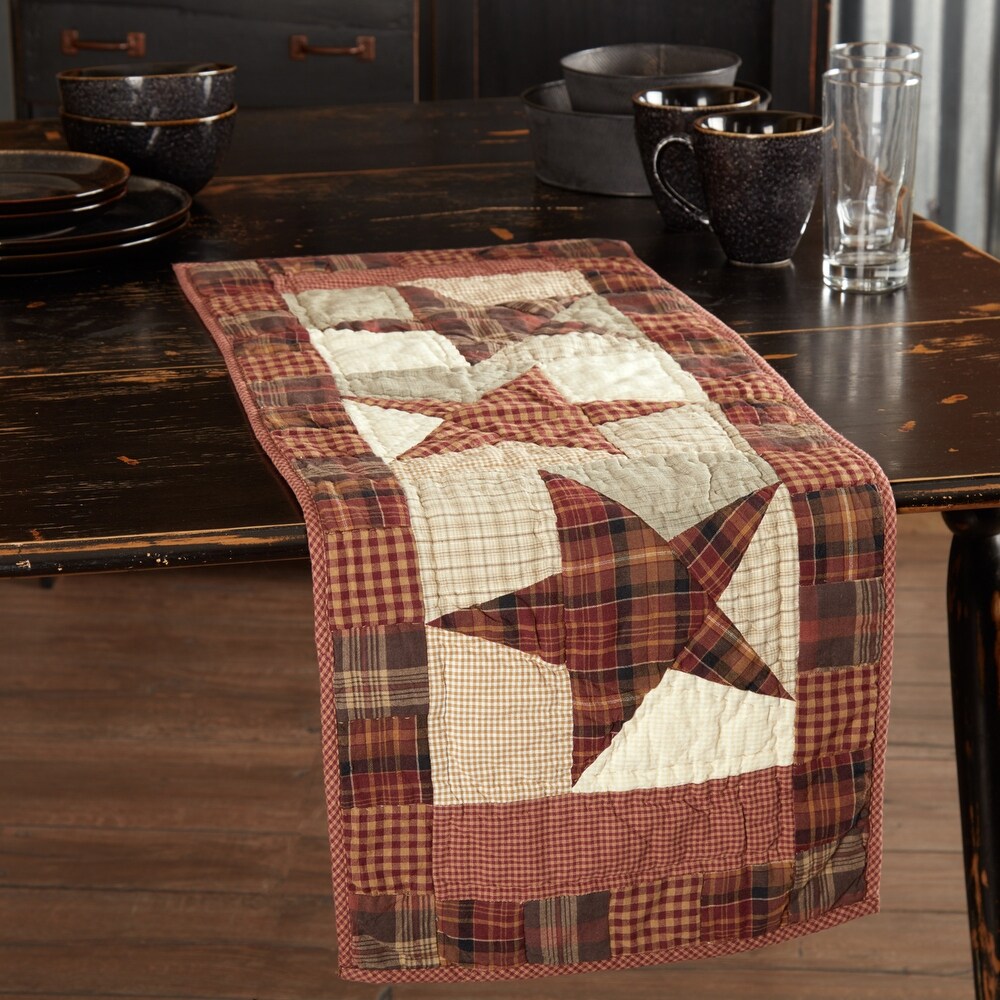 Abilene Star Quilted Runner