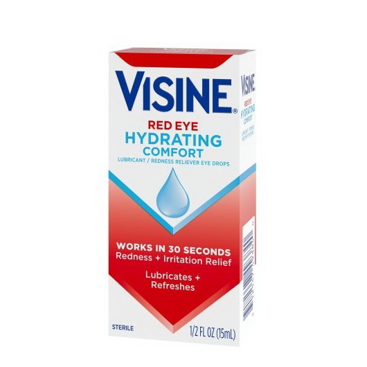 Visine Red Eye Comfort Hydrating  0.5 Fluid Ounces...