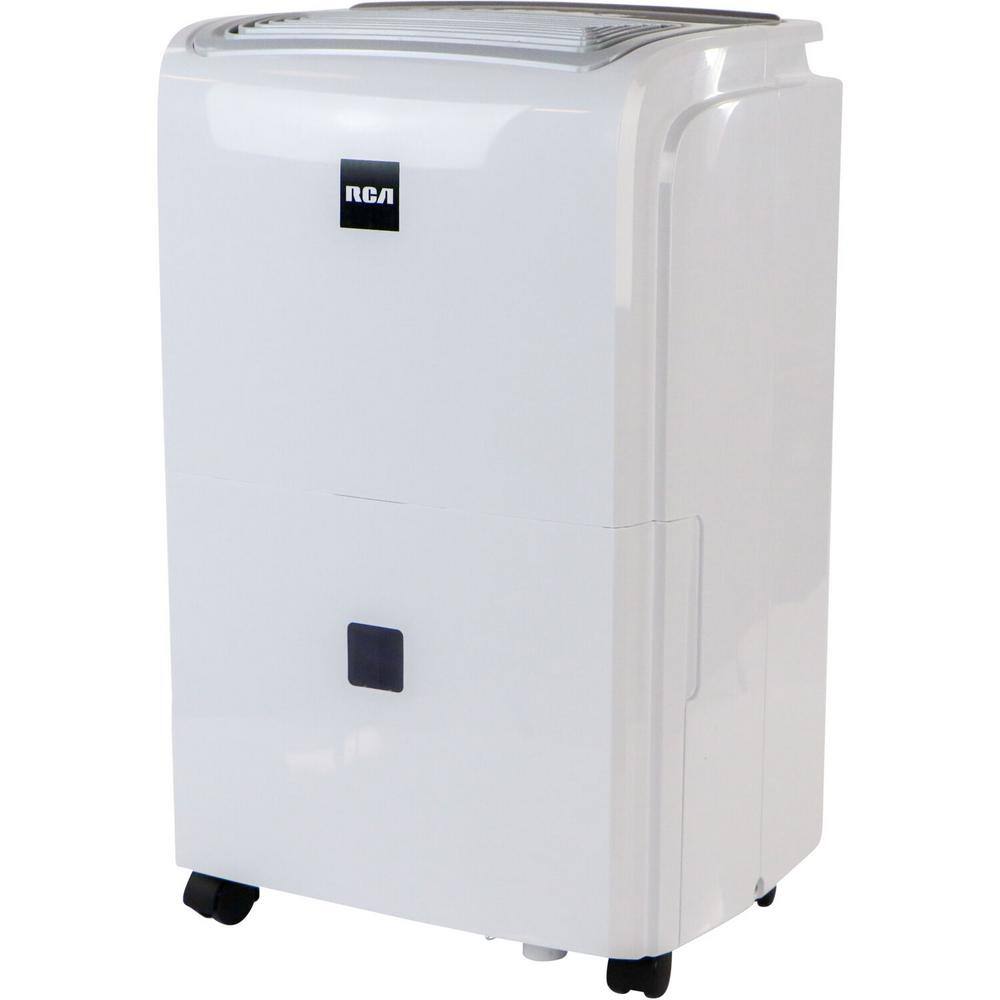 RCA 50 pt. up to 400 sq.ft. Dehumidifier with Built in Pump in White RDHP550-6COM