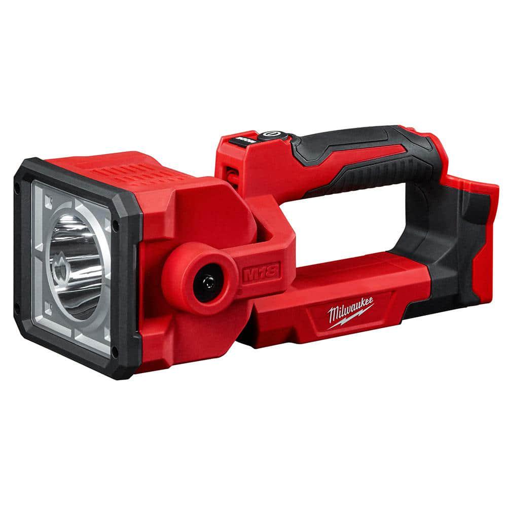 Milwaukee M18 FUEL 16 in 18Volt LithiumIon Brushless Battery Chainsaw Kit with M18 1250 Lumens Search Light