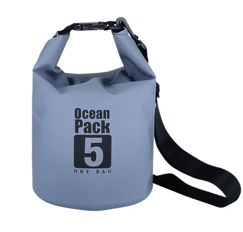 BKG001 Customized Logo 2L Outdoor One shoulder Dry Bag Waterproof Ocean Pack Camping Hiking Backpack