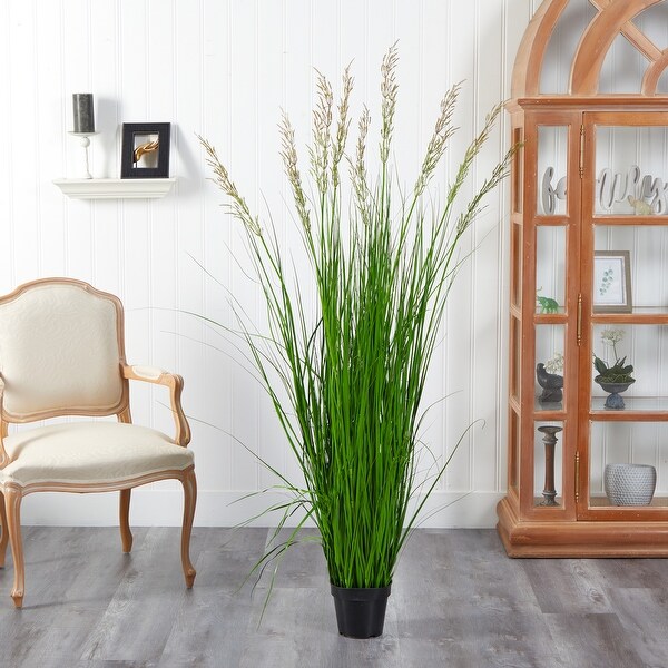 5.5' Plum Grass Artificial Plant