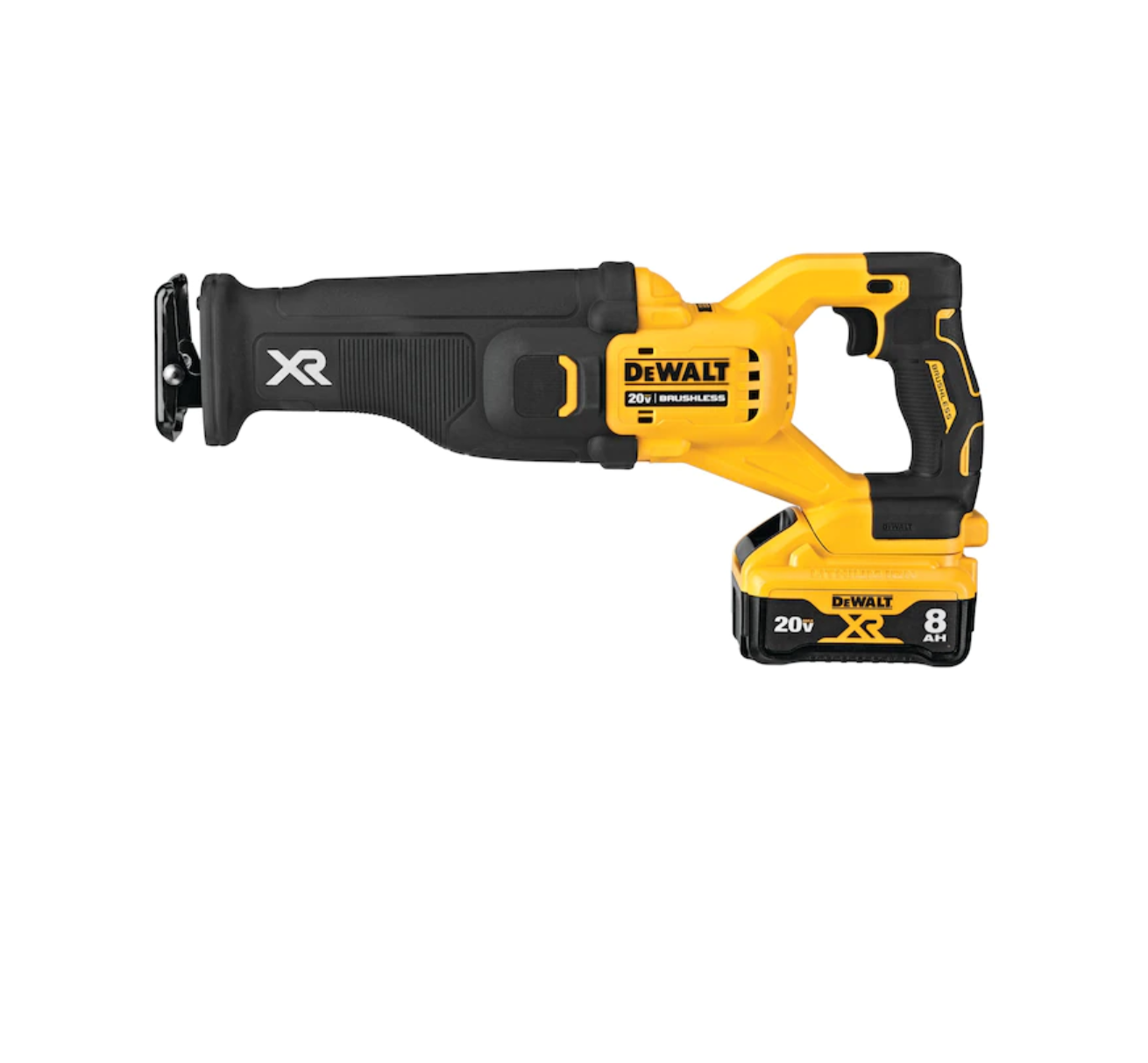 DEWALT DCS368W1 XR POWER DETECT 20-volt Max Variable Speed Brushless Cordless Reciprocating Saw (Charger Included and Battery Included)