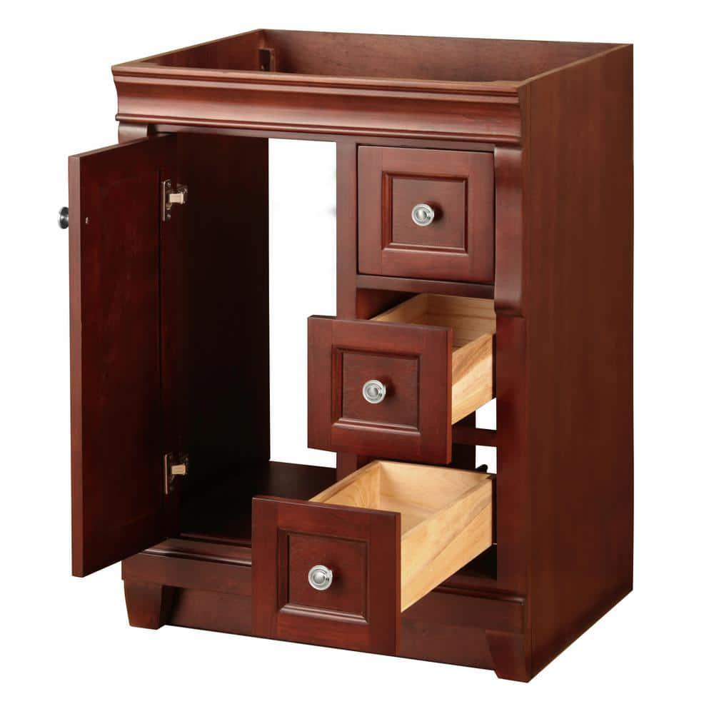 Home Decorators Collection Naples 24 in W x 2175 in D Bath Vanity Cabinet in Tobacco