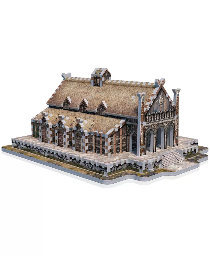 University Games Wrebbit the Lord of the Rings Golden Hall Edoras 3D Puzzle  445 Pieces