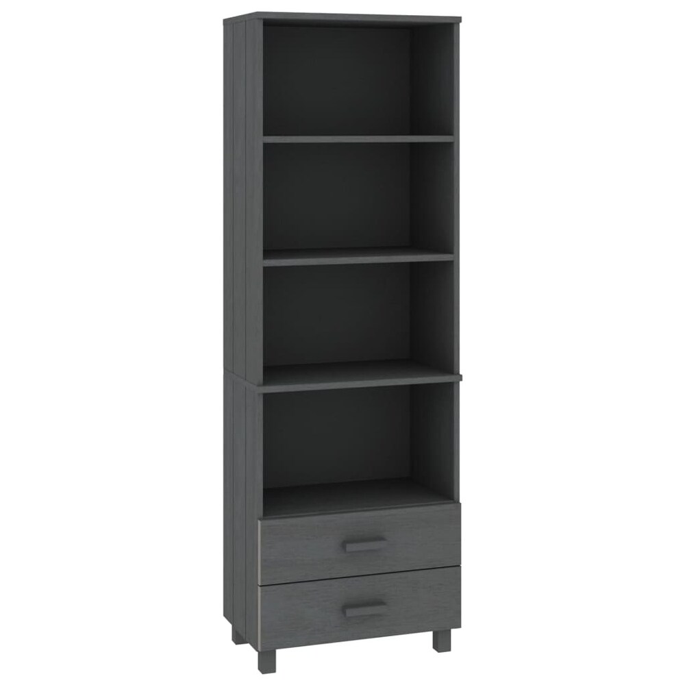 vidaXL Cabinet Bookshelf Entryway Cabinet with Storage HAMAR Solid Wood Pine   23.6\