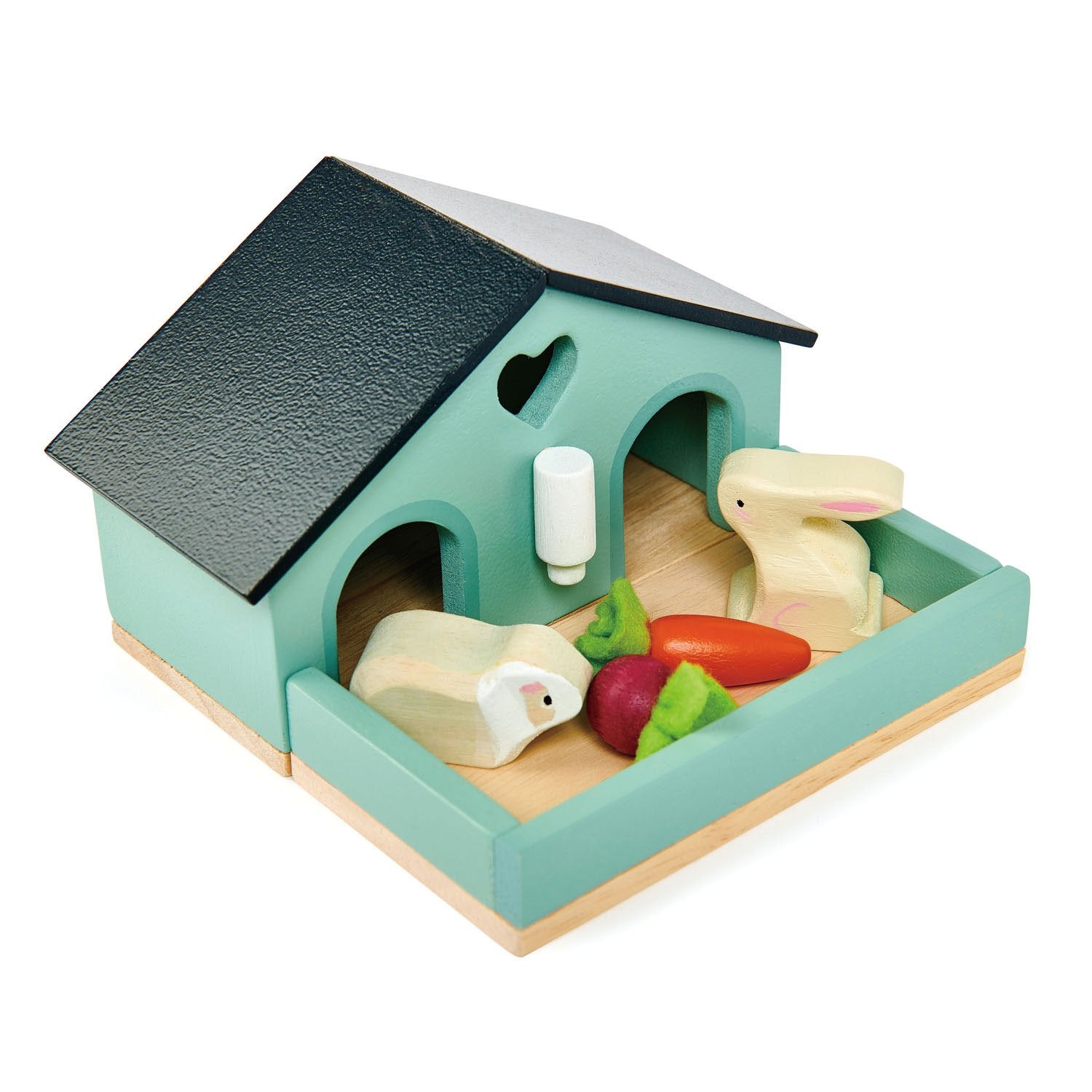 Pet Rabbit Set Wooden Toy by Tender Leaf Toys