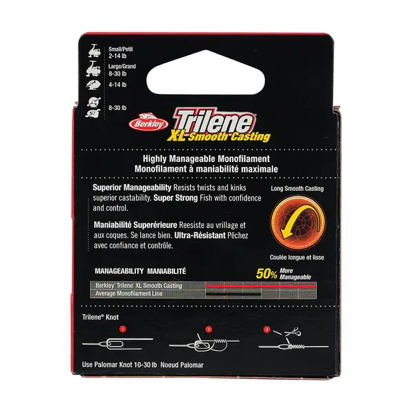 Berkley 4lb Clear Trilene XL Fish Line