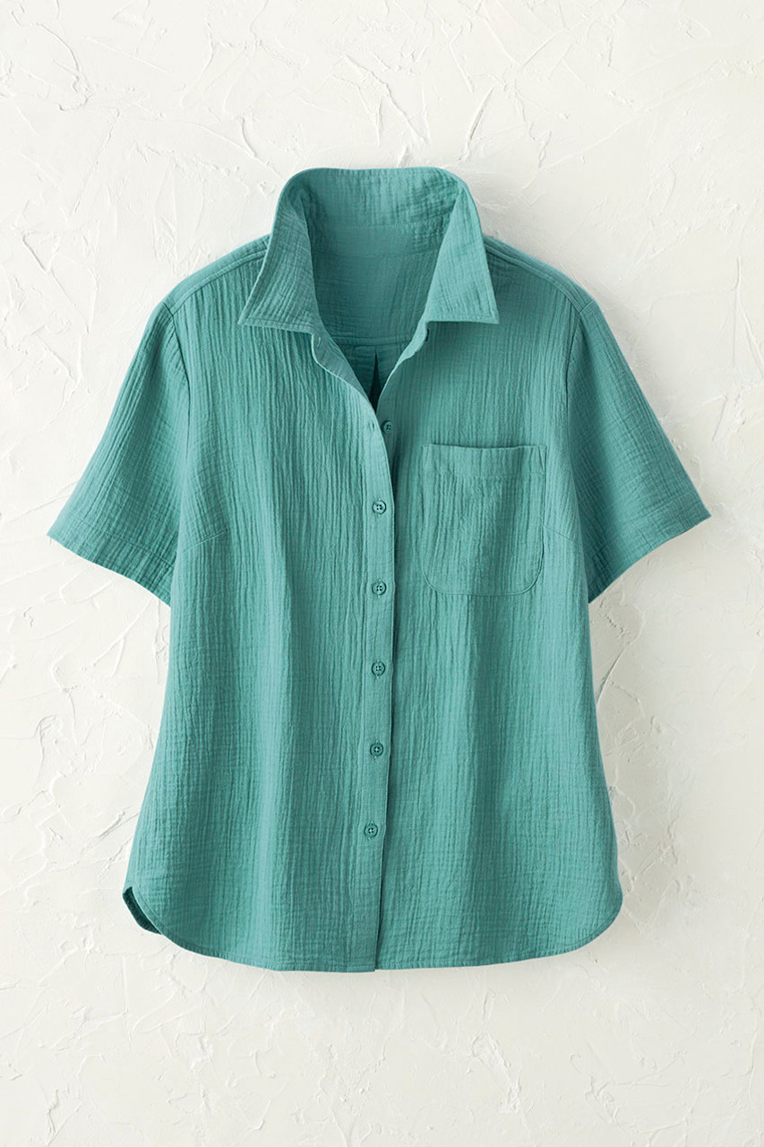 Summer Breeze Gauze Camp Shirt