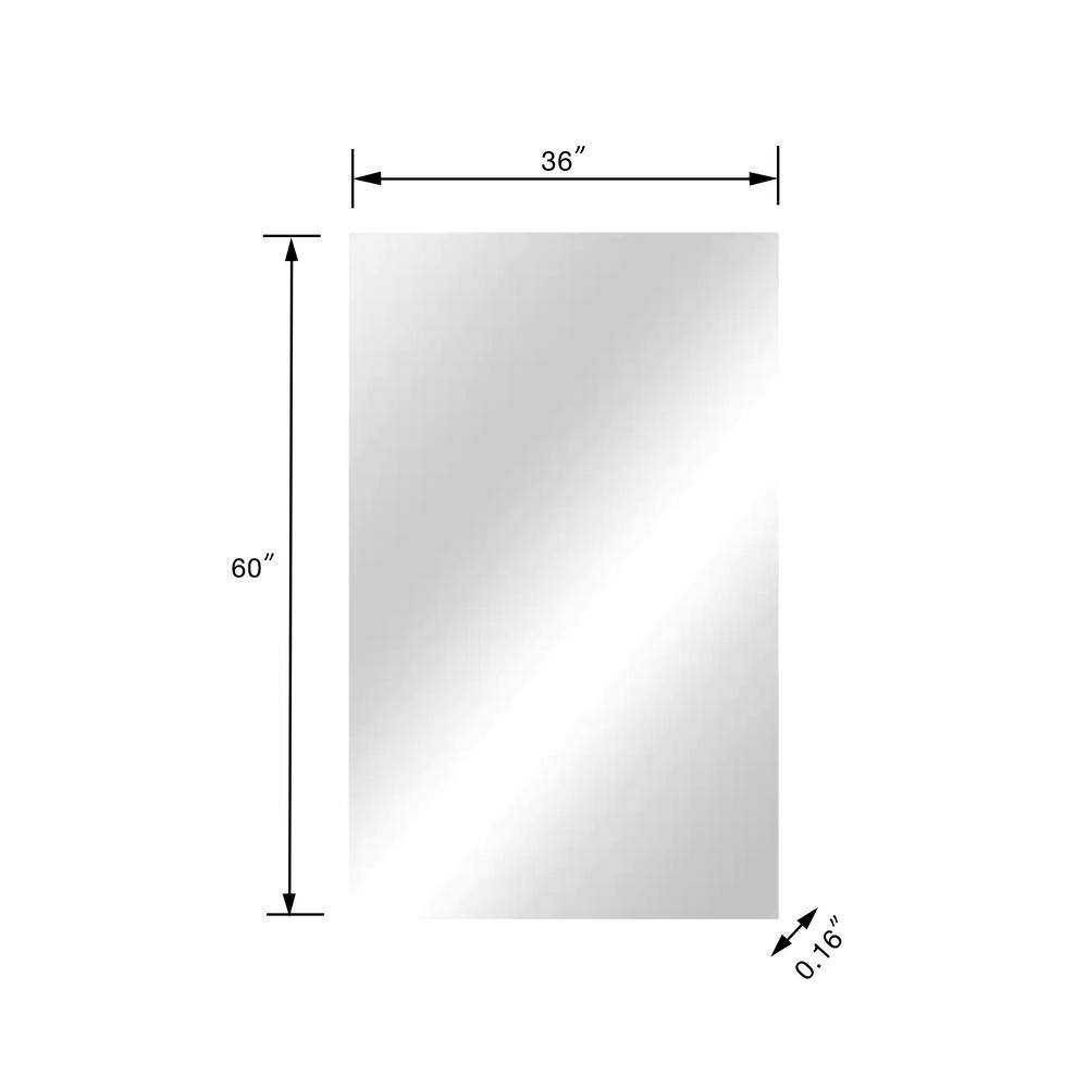 Glacier Bay 36 in. x 60 in. Classic Rectangle Frameless Vanity Mirror GB 36X60-P