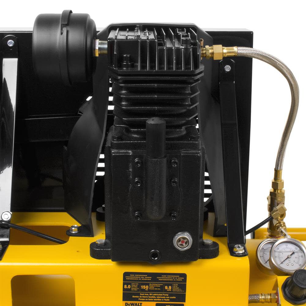 DEWALT 8-Gallon Portable 150-PSI Gas Twin Stack Air Compressor DXCMTB5590856 from DEWALT