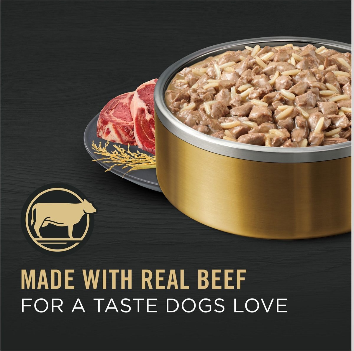 Purina Pro Plan Senior Beef and Rice Entree Canned Dog Food