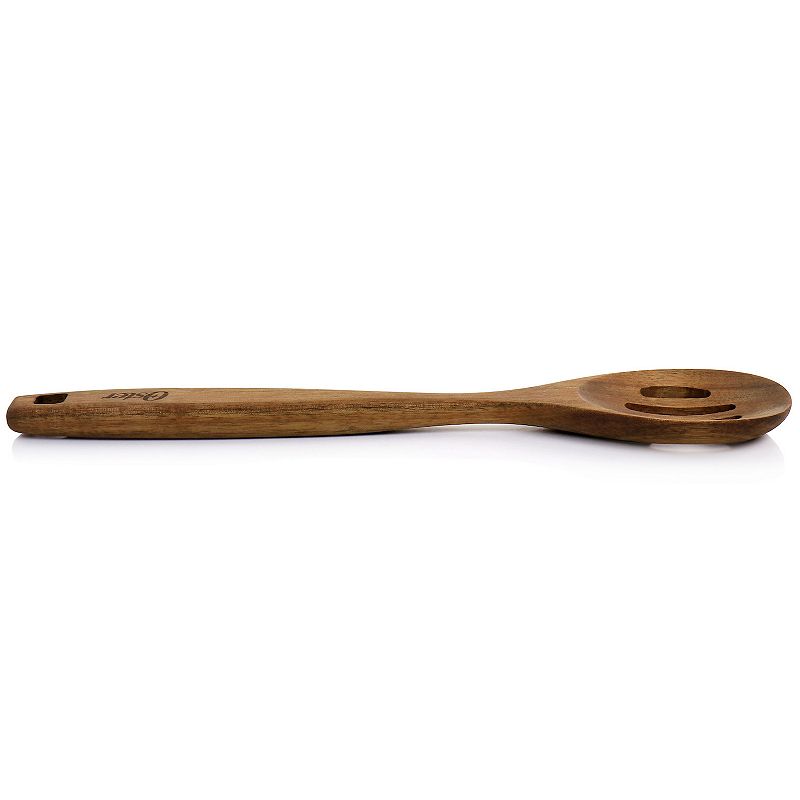 Oster Cocina Acacia Wood Slotted Spoon Cooking Utensil