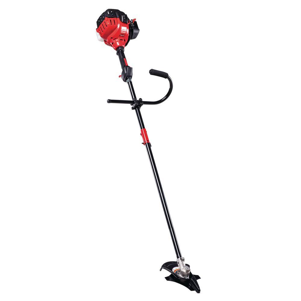 Troy-Bilt 27 cc Gas 2-Stroke Straight Shaft Attachment Capable Gas Brushcutter with String Trimmer Head Included TB27BC