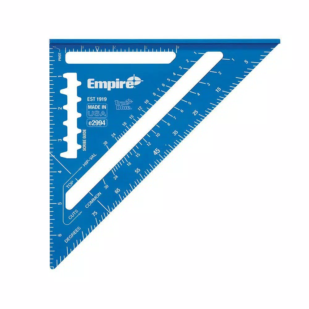 Empire 48 in. Aluminum Magnetic I-Beam Level with Aluminum Rafter Square and Torpedo Level and#8211; XDC Depot