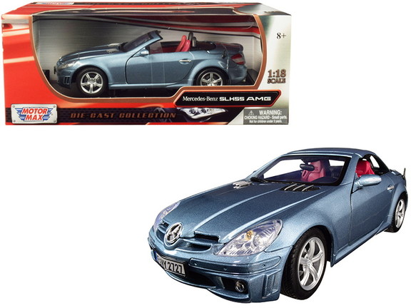 Motormax 2005 Mercedes SLK55 AMG Black 1/18 Diecas...