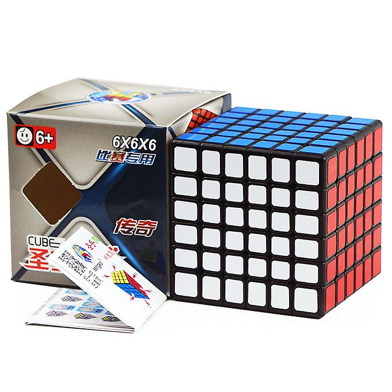 6x6x6 Pvc Frosted Magic Cube Colorful Magic Cube Puzzle Toy