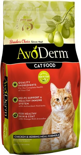 AvoDerm Natural Chicken and Herring Meal Formula Adult Dry Cat Food