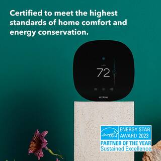 ecobee ecobee3 Lite Programmable Smart Thermostat with Alexa Google Assistant - Energy Star Certified EB-STATE3LT-02