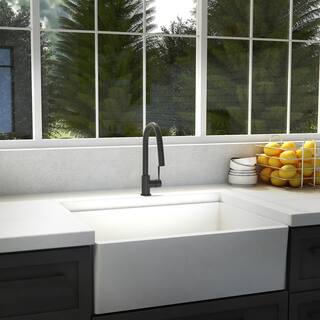 ZLINE Kitchen and Bath ZLINE Arthur Kitchen Faucet in Matte Black (ATH-KF-MB) ATH-KF-MB