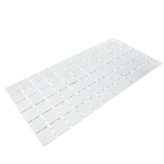 Daltile Restore Bright White 12 in. x 24 in. Glazed Ceramic Mosaic Tile (24 sq. ft.Case) 019022MS1P2