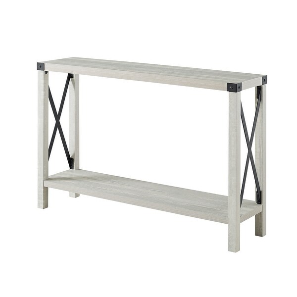 Middlebrook Kujawa 46-inch Wide X-frame Farmhouse Entry Table