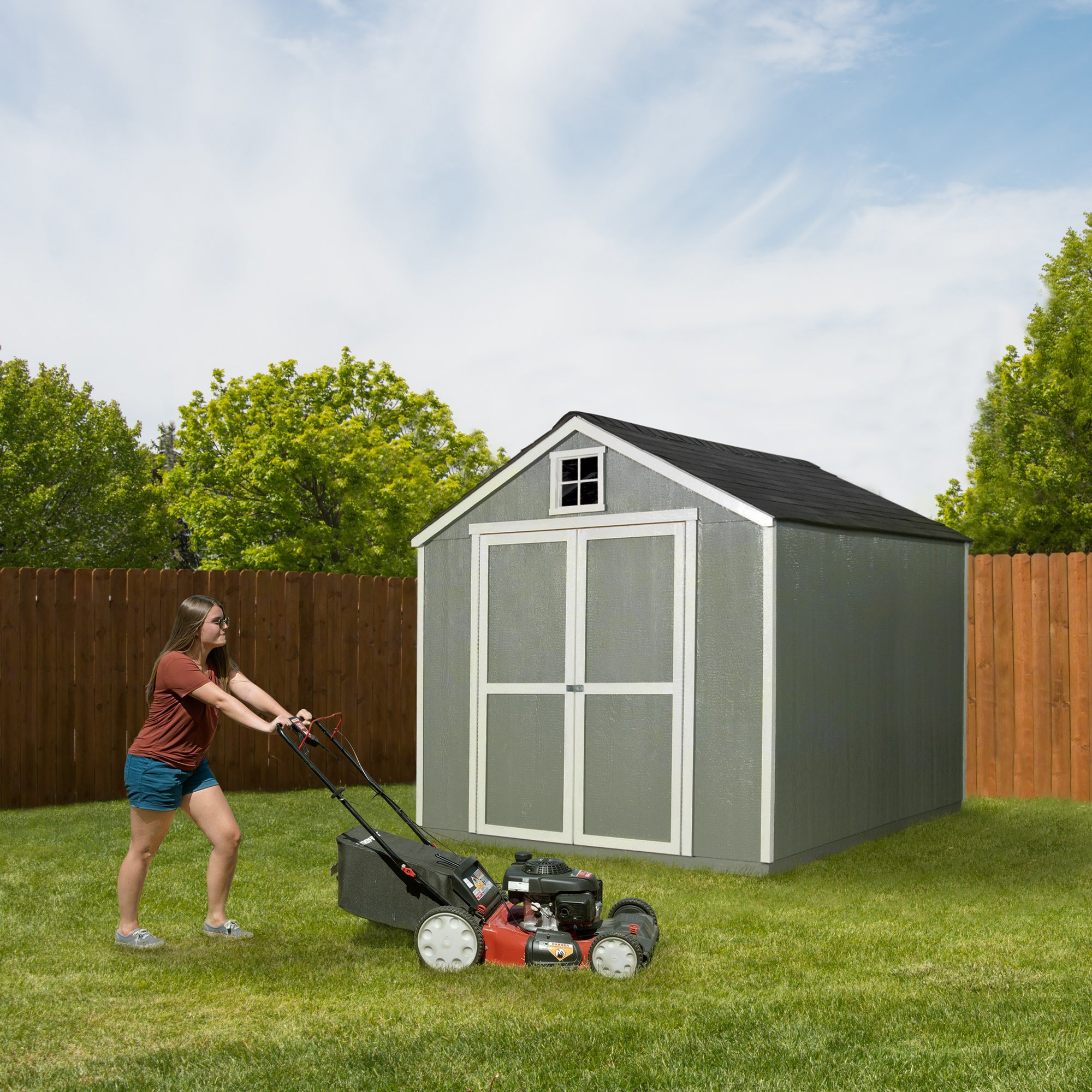 Handy Home Products Carrigan 8 ft. x 10 ft Gable Storage Shed