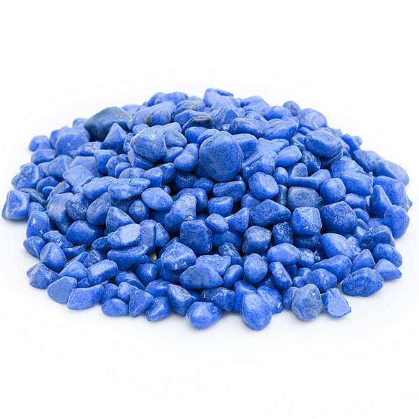 Aquarium Pebbles (Blue, Small) - 1 kg