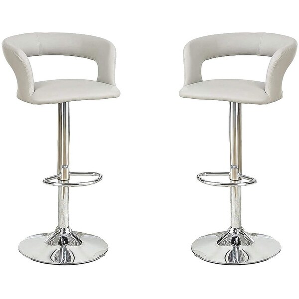 Bar Stool Counter Height Chairs Set of 2 Adjustable Height