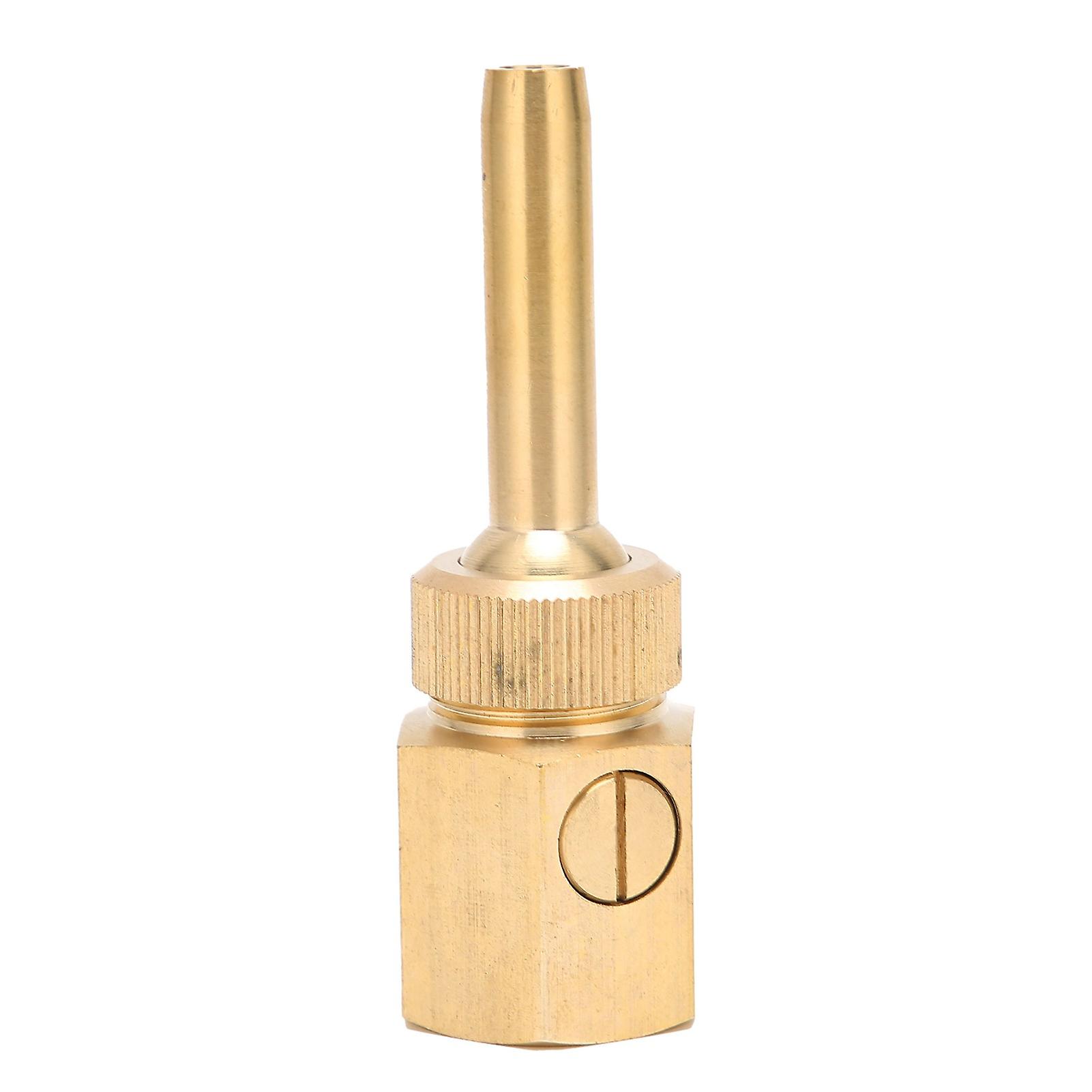 Female Thread Fountain Nozzle Brass Adjustable Water Spray Head with Valve for Pond3/4 25mm